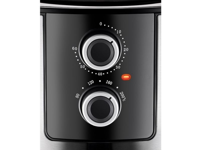 Unold 58655, Varmluftsteger, 5 L, 1 kg, 80 °C, 200 °C, 60 min.