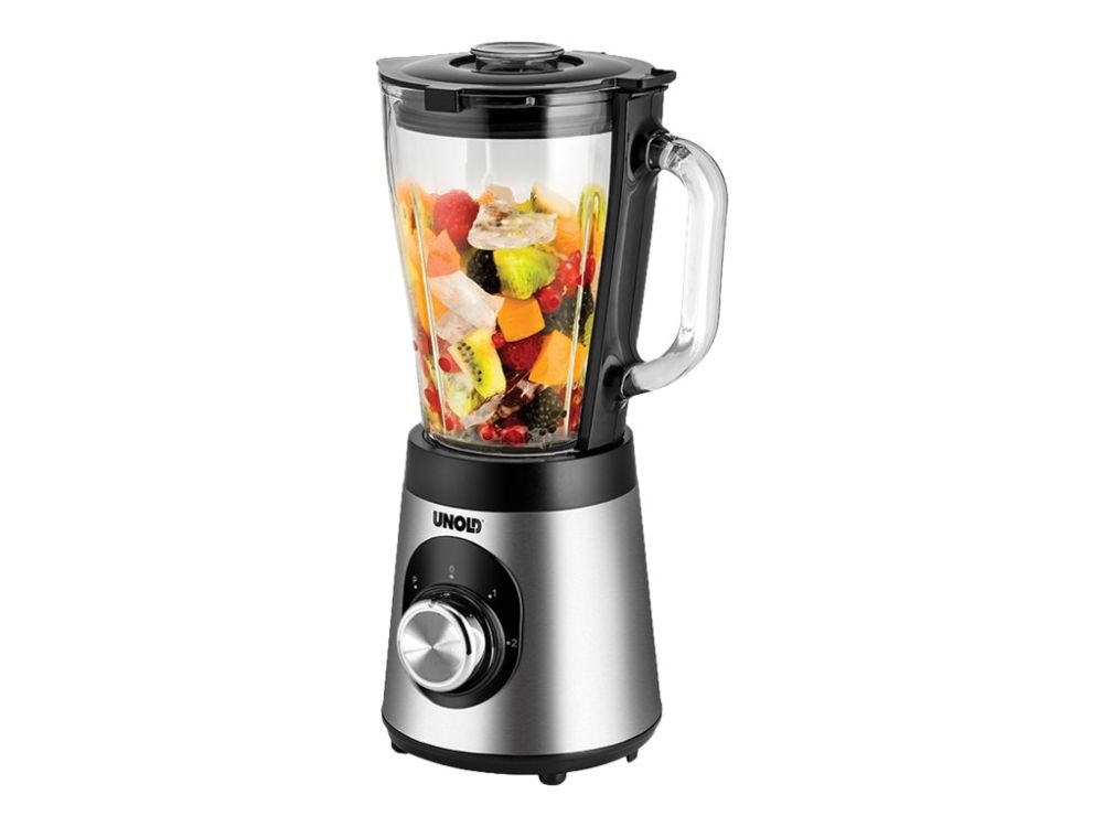 UNOLD 78625 - Blender - 1.5 liter - 5 kW - rustfrit stål/sort billede 2