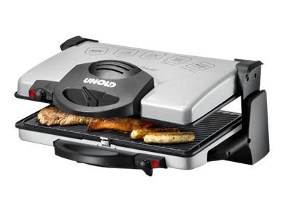 UNOLD 8555 - Grill - elektrisk - 792 cm2 - sølv