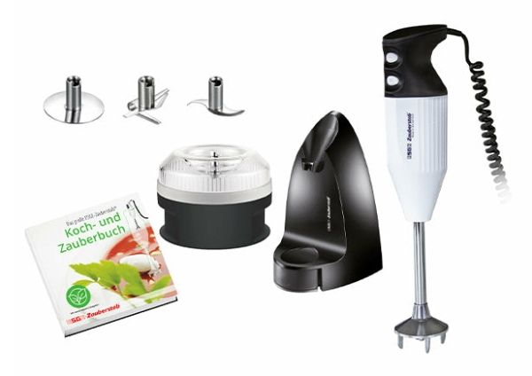 ESGE 99205, Nedsænkning blender, 1,5 m, 180 W, Sort, Hvid billede 1