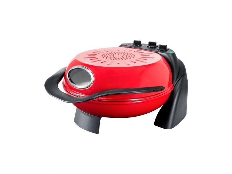 Steba PB 1, 1 pizza(er), 290 cm, 250 °C, 0,5 t, Sort, Rød, 1000 W