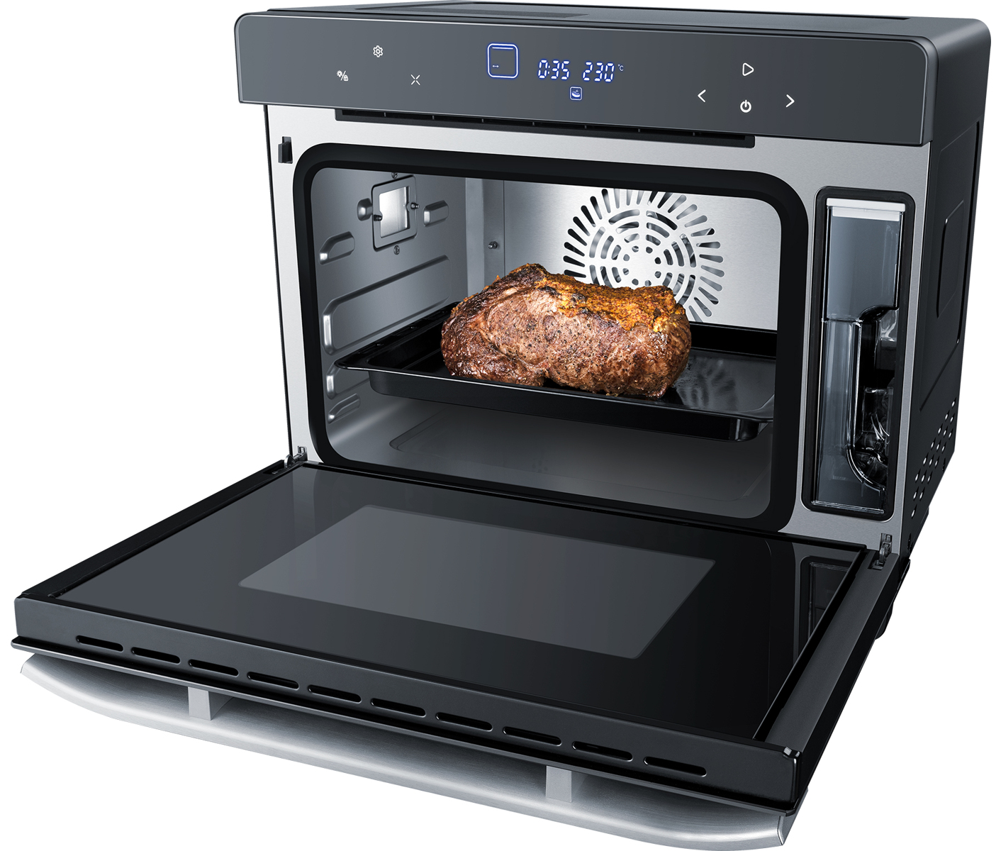 Steba Dg40 Multifunction 40l Steamfunction Black Miniovn billede 1