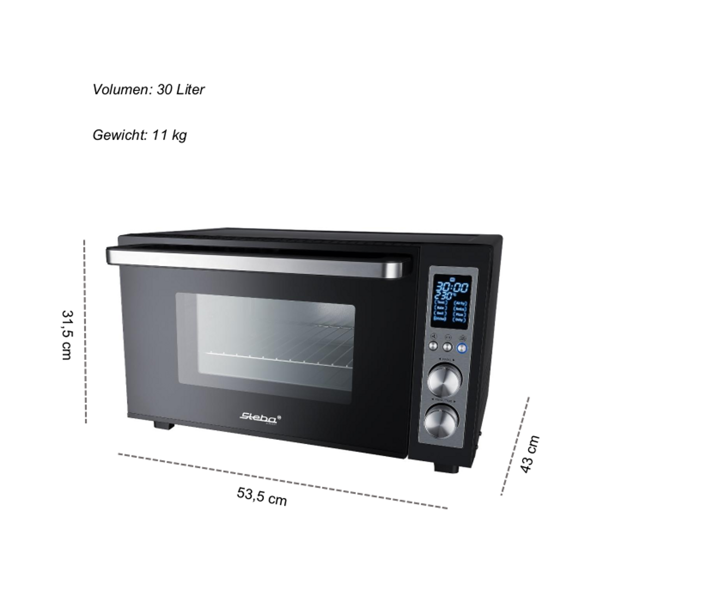 Steba STKBE300 Miniovn billede 8