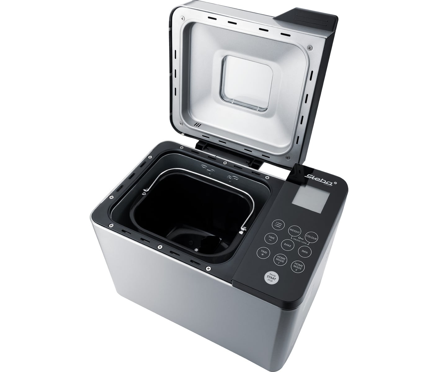 Steba Bm2 17 Programs 600w Stainless Steel/black Bagemaskine billede 5