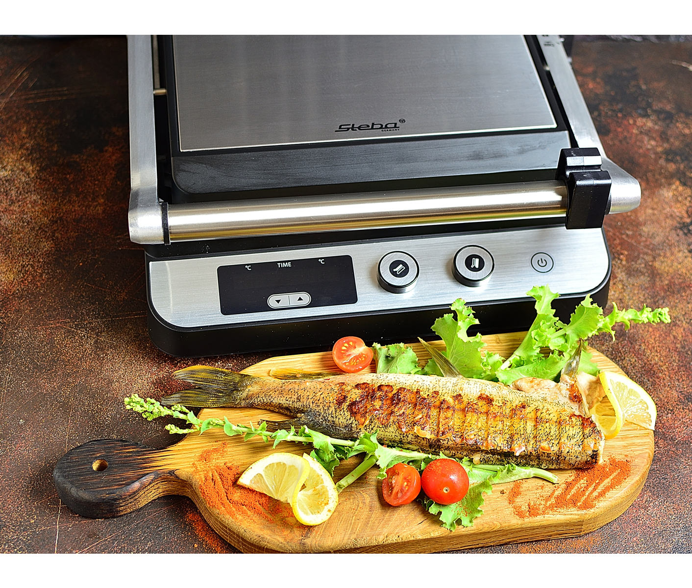 Grill Low Fat M/ Led Display Bordgrill billede 8