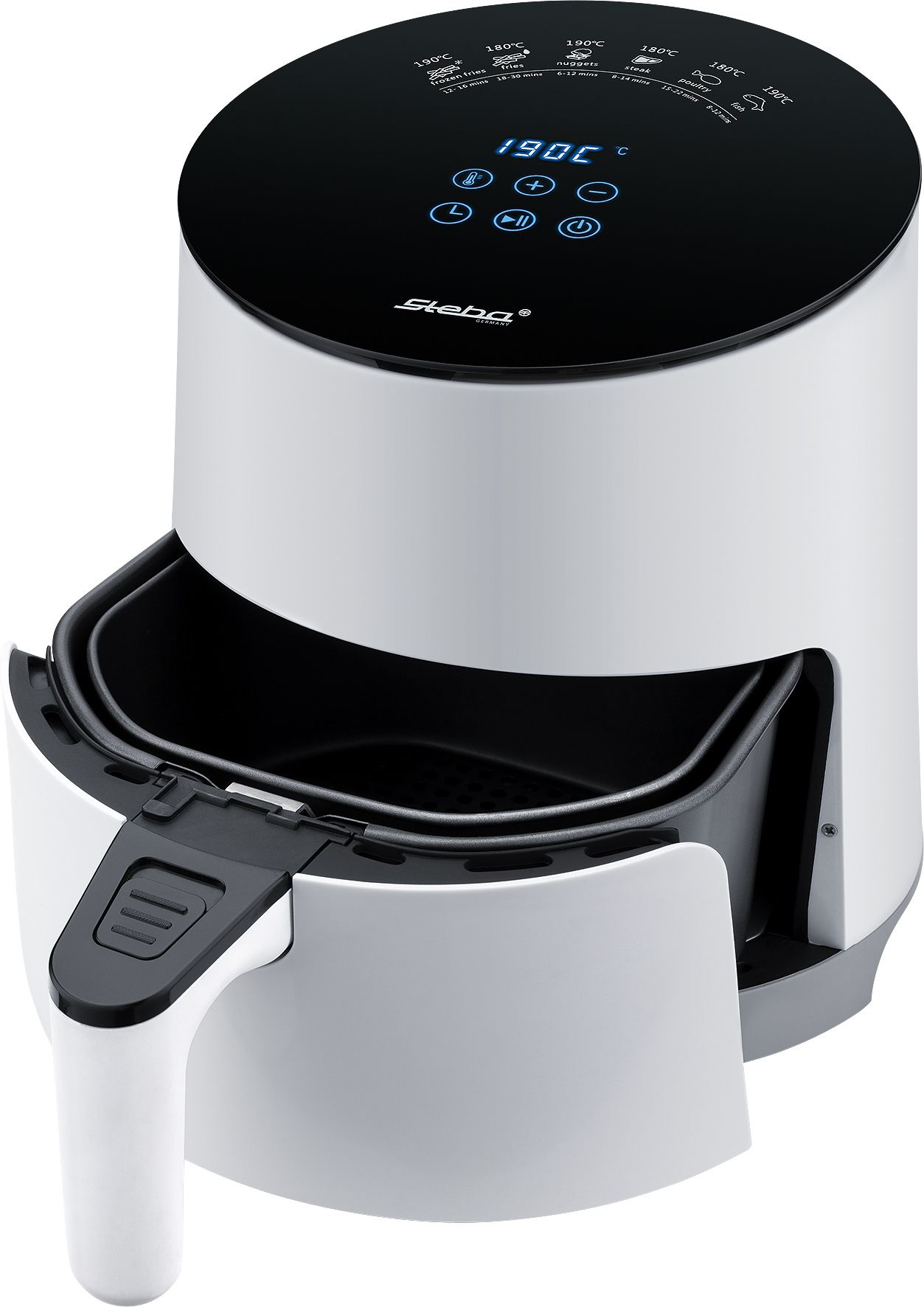 Steba HF 1000 - Varmluftsrister - 3.5 liter - 1.5 kW - hvid/sort billede 4