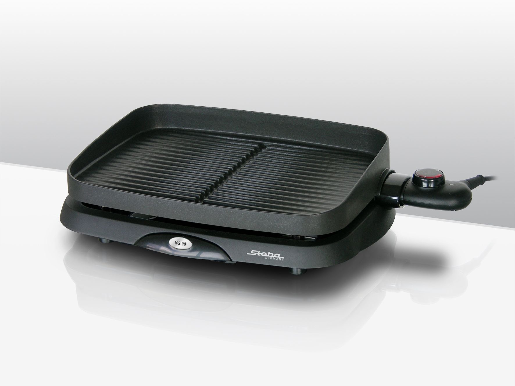 Steba VG 90 Compact, 1300 W, Grill, Elektrisk, 1 zone(s), Bordplade, Stegeplade billede 2