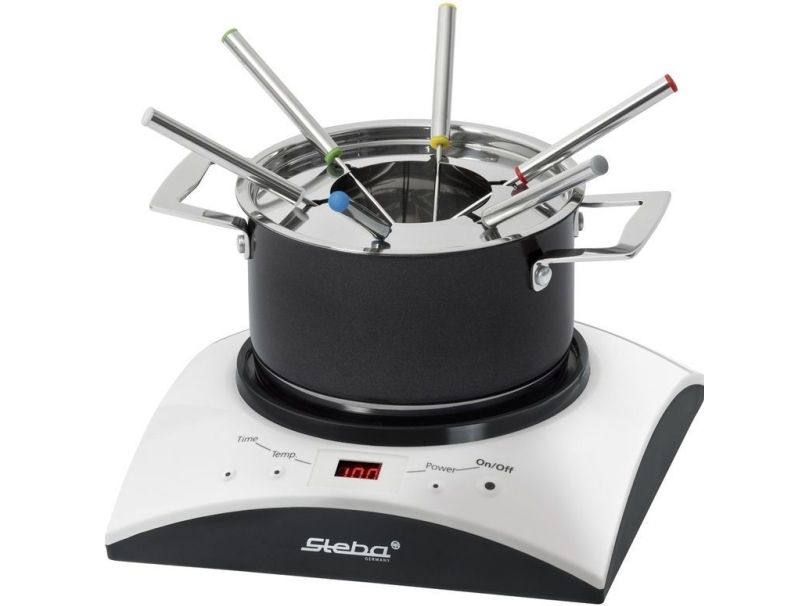 Steba IK 11 S - Induktionsvarmeplade - 1 kW - rustfrit stål/sort/hvid