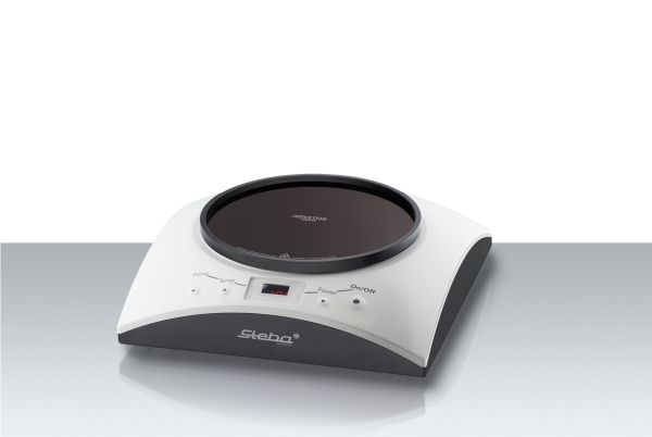 Steba IK 11 S - Induktionsvarmeplade - 1 kW - rustfrit stål/sort/hvid