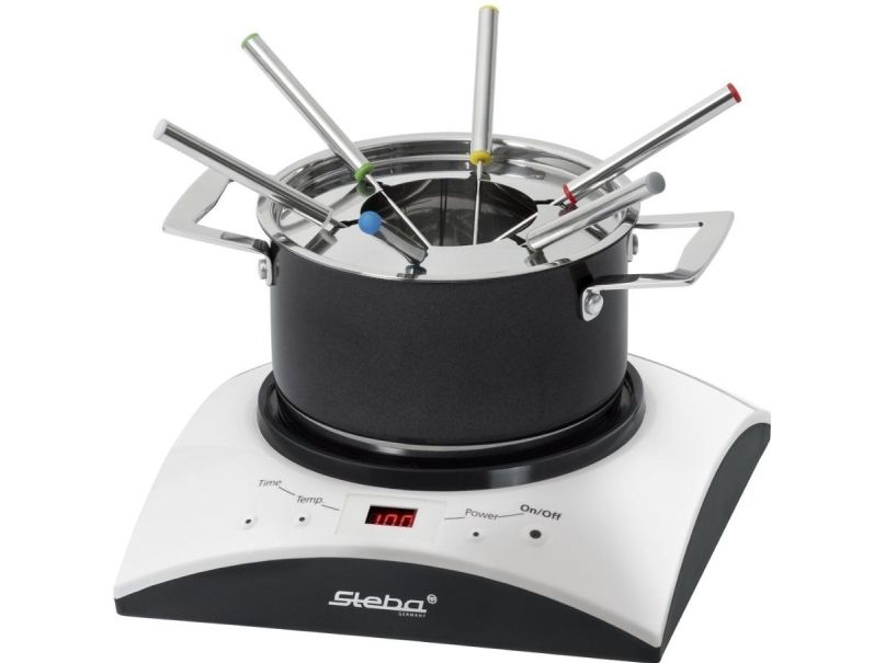 Steba IK 11 S - Induktionsvarmeplade - 1 kW - rustfrit stål/sort/hvid
