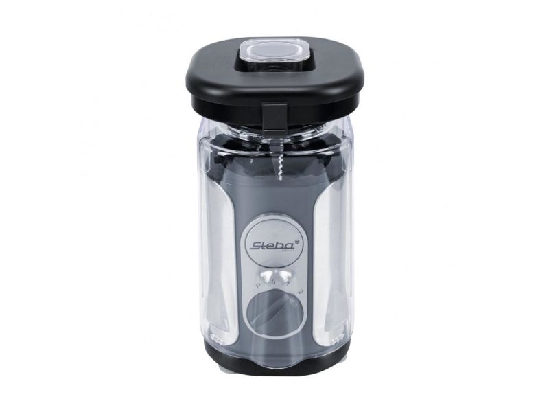 Steba MX 3 COMPACT, Bordplade blender, 1,5 L, Impulsfunktion, 1000 W, Sort, Rustfrit stål billede 2