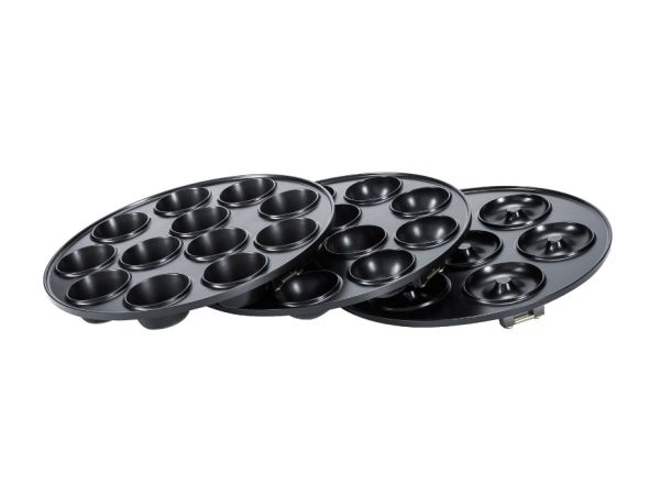 Steba CM3, Donut/cupcake maker, 12 kager, 7 donuts, Sort, 800 W, 230 V