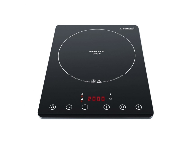 Steba IK 65 Slim, Sort, Bordplade, 28 cm, Zone induktionskogeplade, Keramisk, 1 zone(s)
