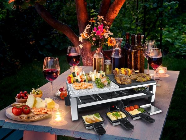 Steba Multi-Raclette RC 108 (stainless steel / black)