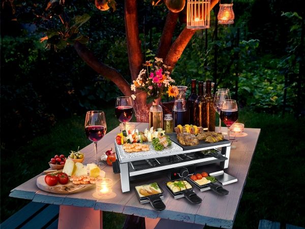 Steba Multi-Raclette RC 108 (stainless steel / black)