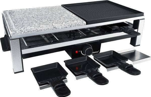 Steba Multi-Raclette RC 108 (stainless steel / black)