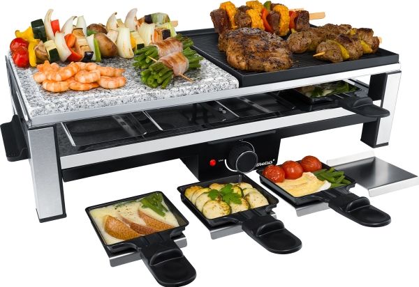 Steba Multi-Raclette RC 108 (stainless steel / black)