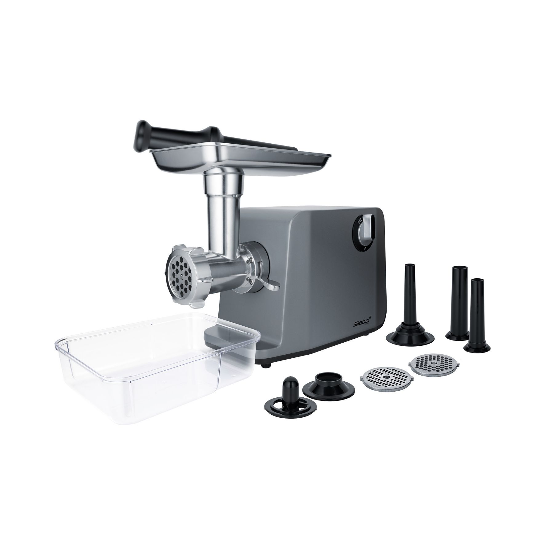 Steba MG 3000 PRO, Grå, Knapper, 1,5 m, 3 skiver, Rustfrit stål, 1200 W billede 2
