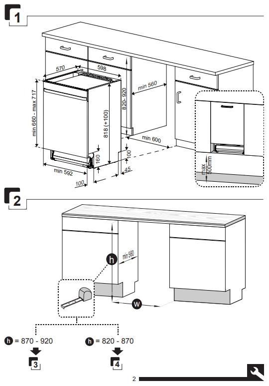 Grundig EGNUP3450WC Underbygning billede 7