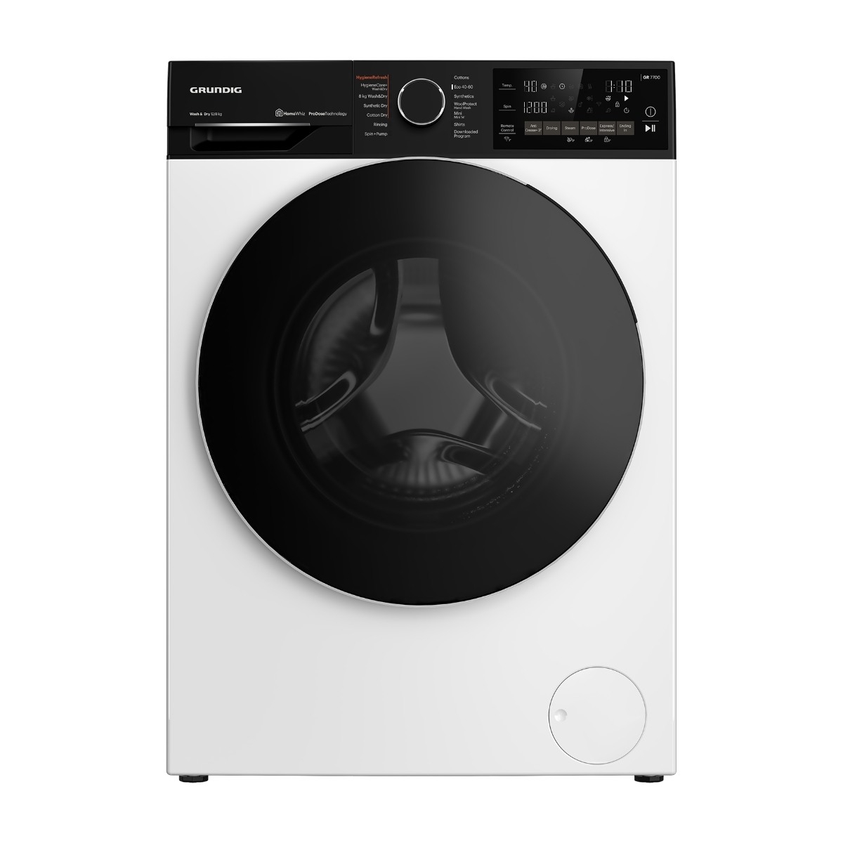 Grundig GR7700 GDP812642WWAD vaskemaskine/tørretumbler billede 1