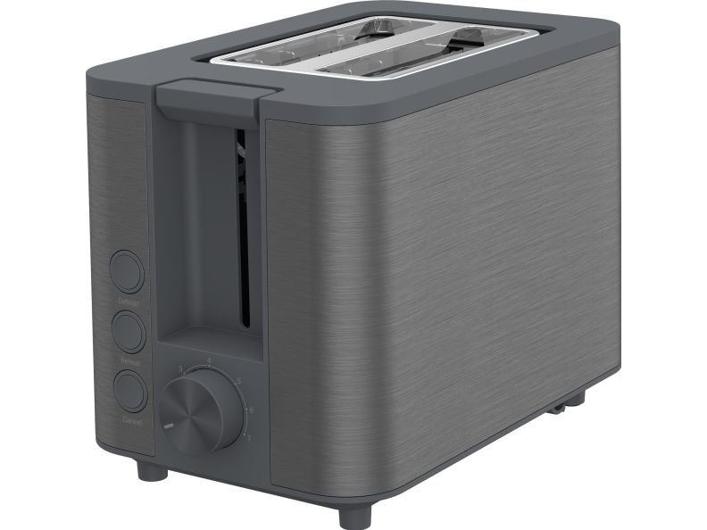 Grundig TA 7340 Inox Ekmek Kizartma Makinesi, 2 skive(r), Anthracit, Rustfrit stål, Knapper, Dreje, Kina, 2 År billede 4