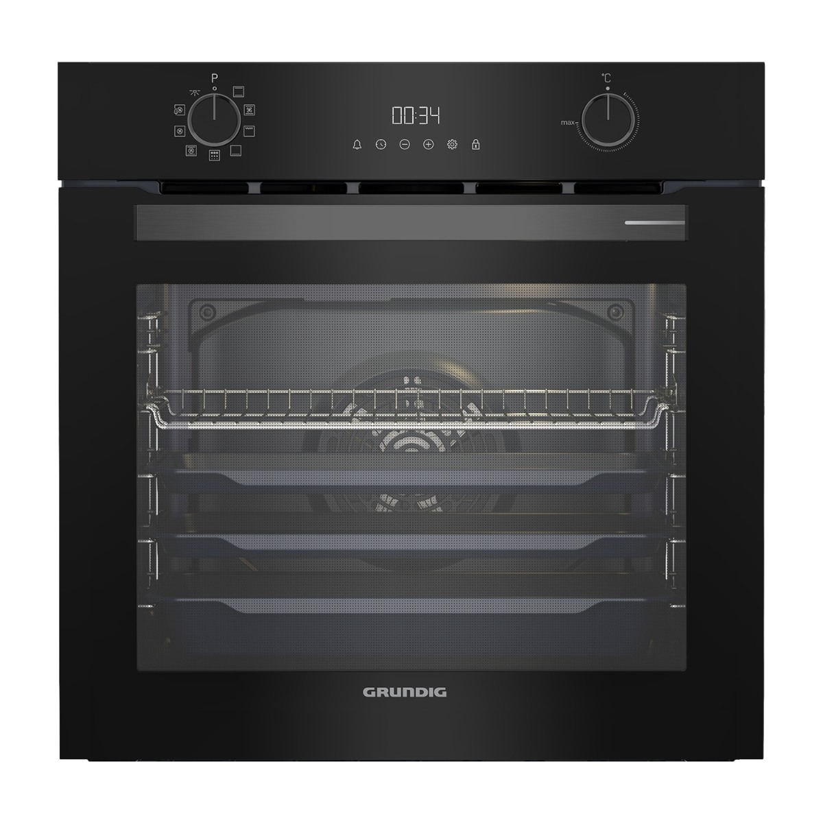Grundig GR5500 GEBM12301BMP indbygningsovn billede 1