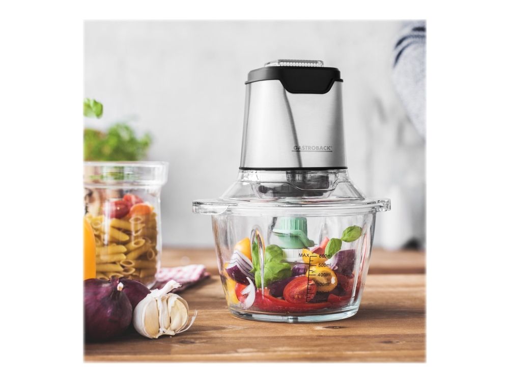 Gastroback Design Mini Plus - Hakkemaskine - 0.6 liter - 400 W - rustfrit stål