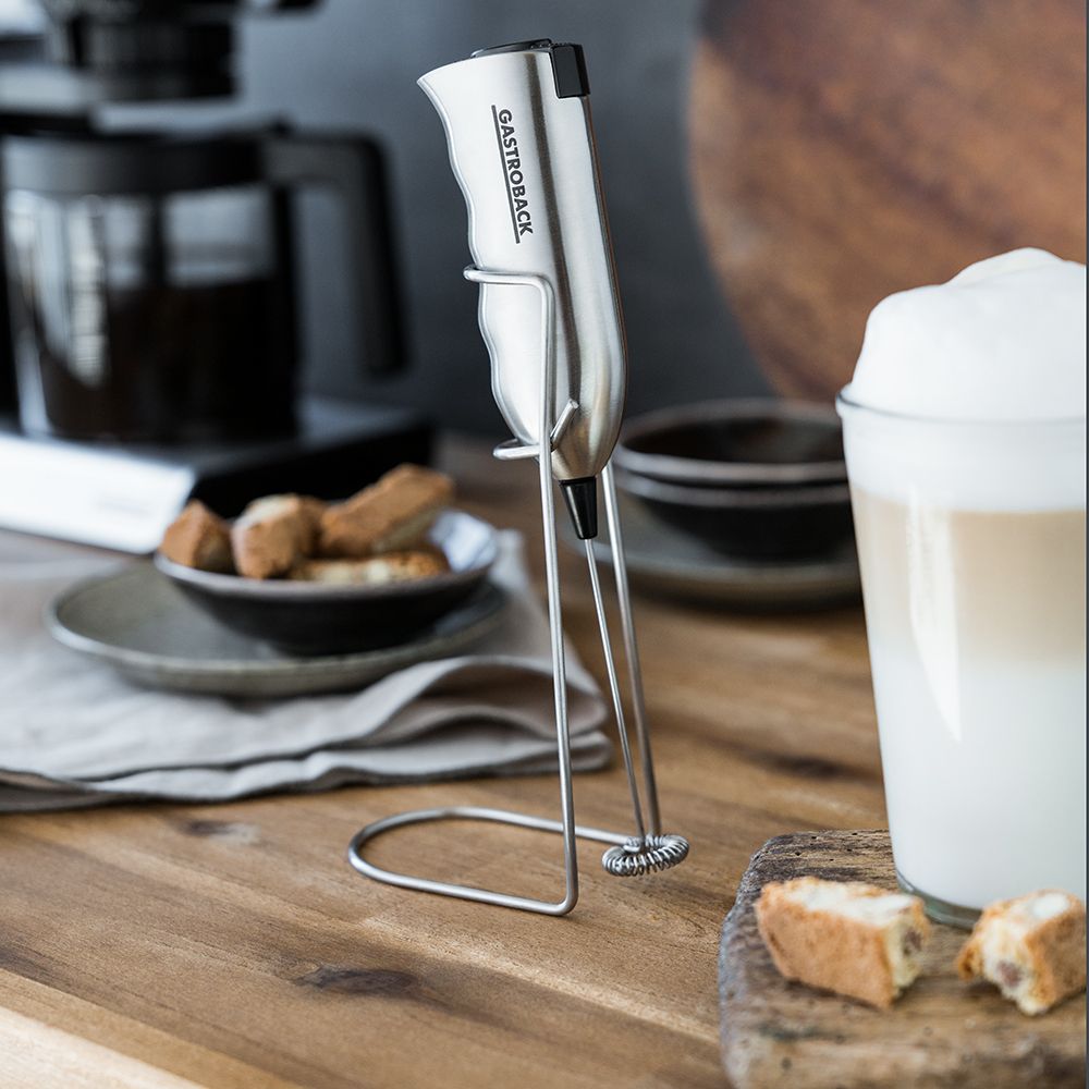Gastroback Latte Max, Handheld electric milk frother, Beige, Batteri, AA, 50 mm, 215 mm billede 2