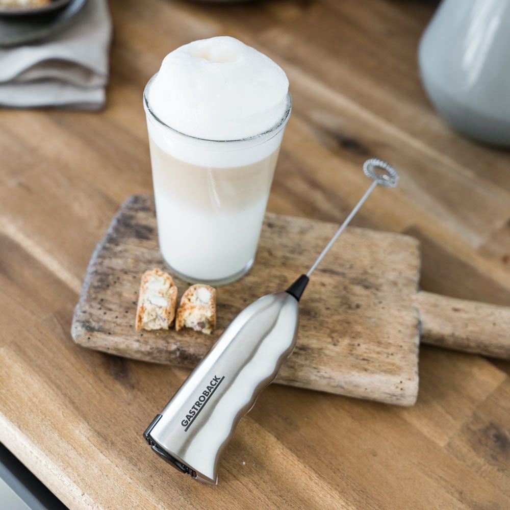 Gastroback Latte Max, Handheld electric milk frother, Beige, Batteri, AA, 50 mm, 215 mm billede 3