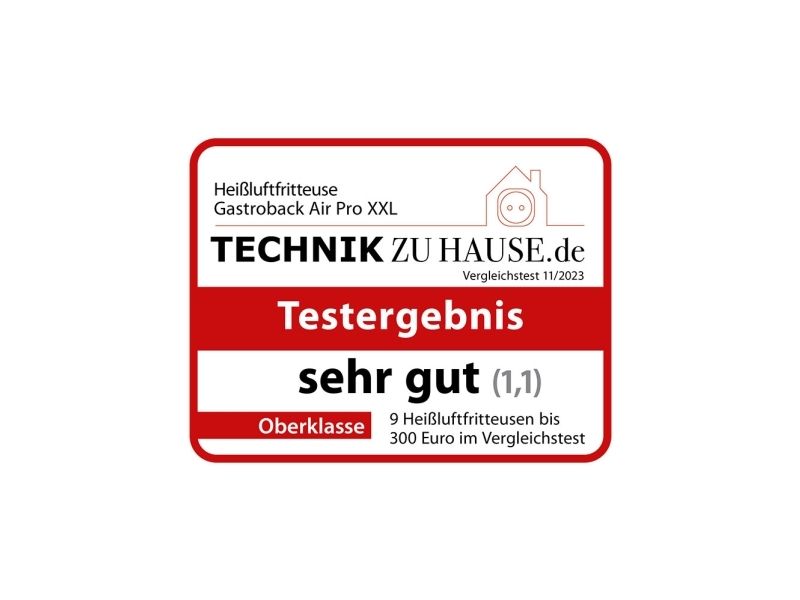 Gastroback Design Air Pro XXL, Varmluftsteger, 6,5 L, 1,5 kg, 80 °C, 200 °C, 60 min.