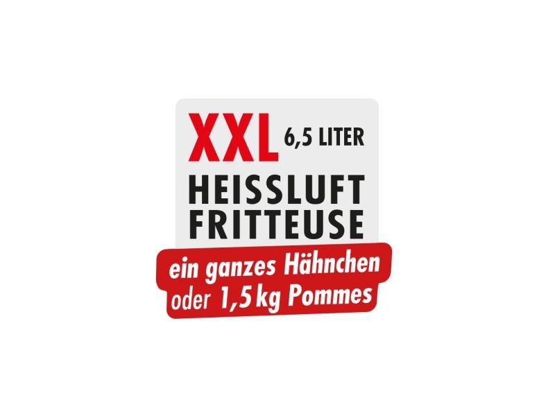 Gastroback Design Air Pro XXL, Varmluftsteger, 6,5 L, 1,5 kg, 80 °C, 200 °C, 60 min.