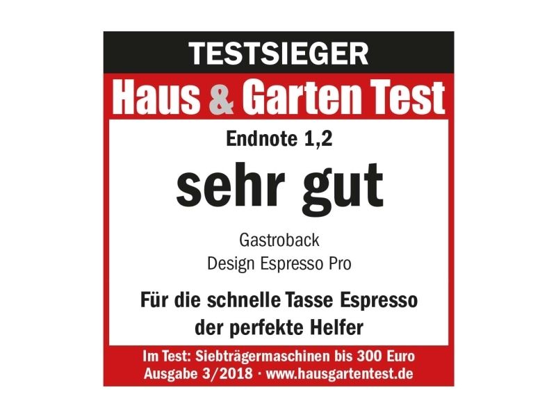 Gastroback Design Espresso Pro - Kaffemaskine - 15 bar - rustfrit stål billede 2