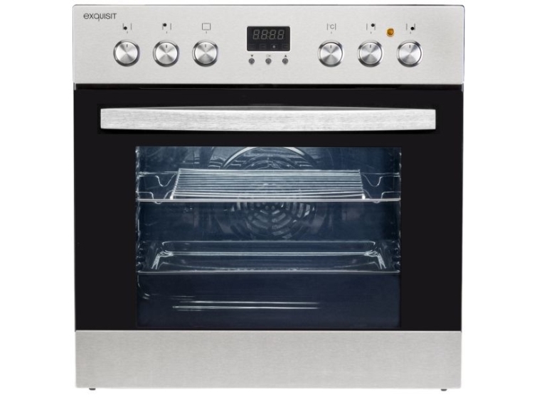 Exquisit 1010164, Keramisk, 4 zone(s), Keramisk, Sort, Dreje, 59 cm