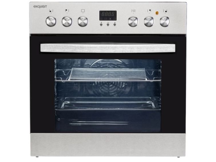 Exquisit 1010164, Keramisk, 4 zone(s), Keramisk, Sort, Dreje, 59 cm