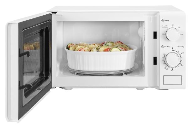 Exquisit MW900-030, Bordplade, Grill mikroovn, 20 L, 700 W, Dreje, Hvid