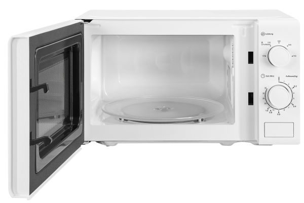 Exquisit MW900-030, Bordplade, Grill mikroovn, 20 L, 700 W, Dreje, Hvid