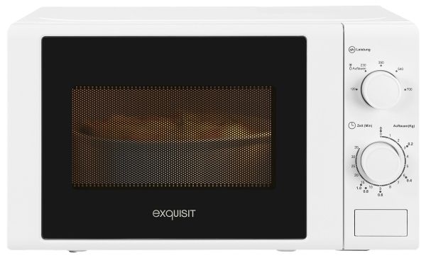 Exquisit MW900-030, Bordplade, Grill mikroovn, 20 L, 700 W, Dreje, Hvid