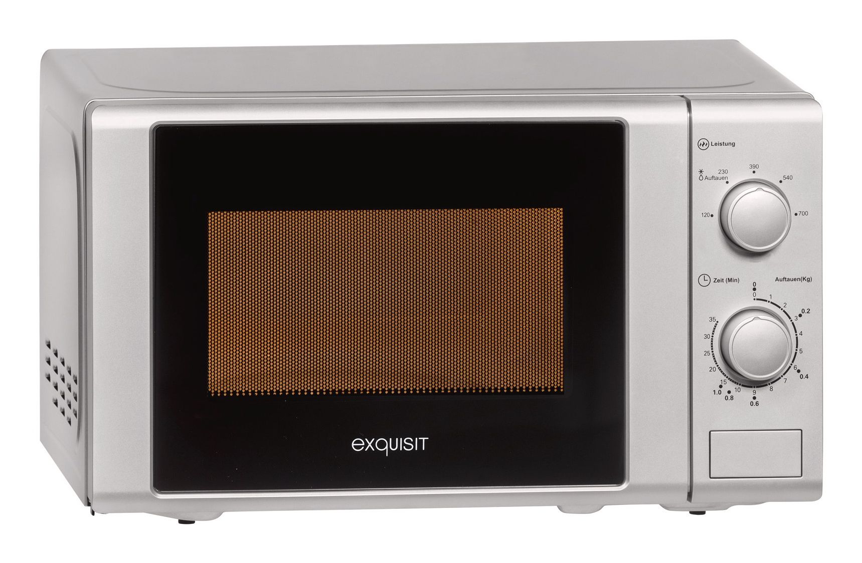 Exquisit MW900-030, Bordplade, Grill mikroovn, 20 L, 700 W, Dreje, Sølv billede 1