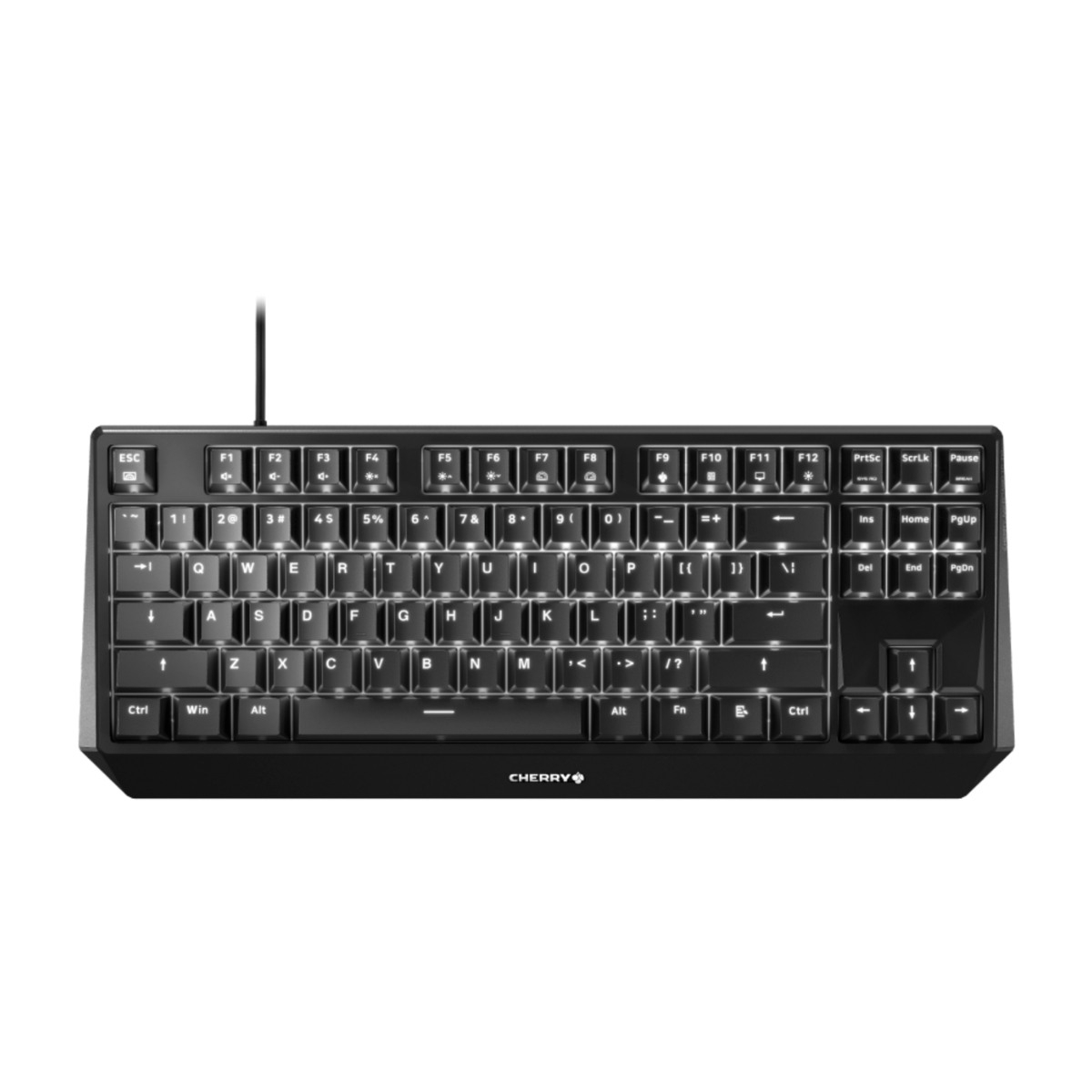 CHERRY MX Board 1.0 TKL mekanisk tastatur CHERRY MX red, sort billede 2
