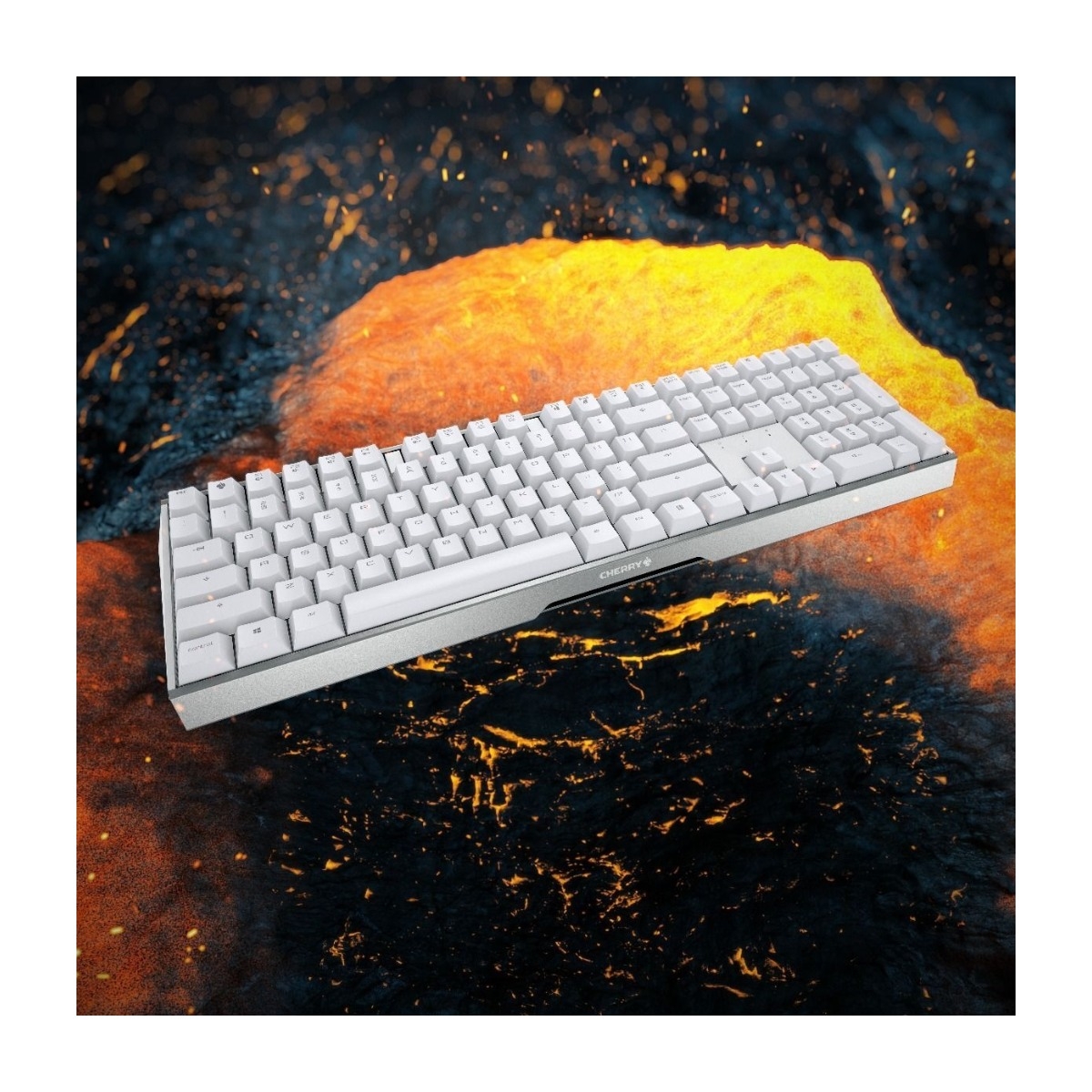 CHERRY MX3.0S mekanisk tastatur, hvid - CHERRY MX red billede 2