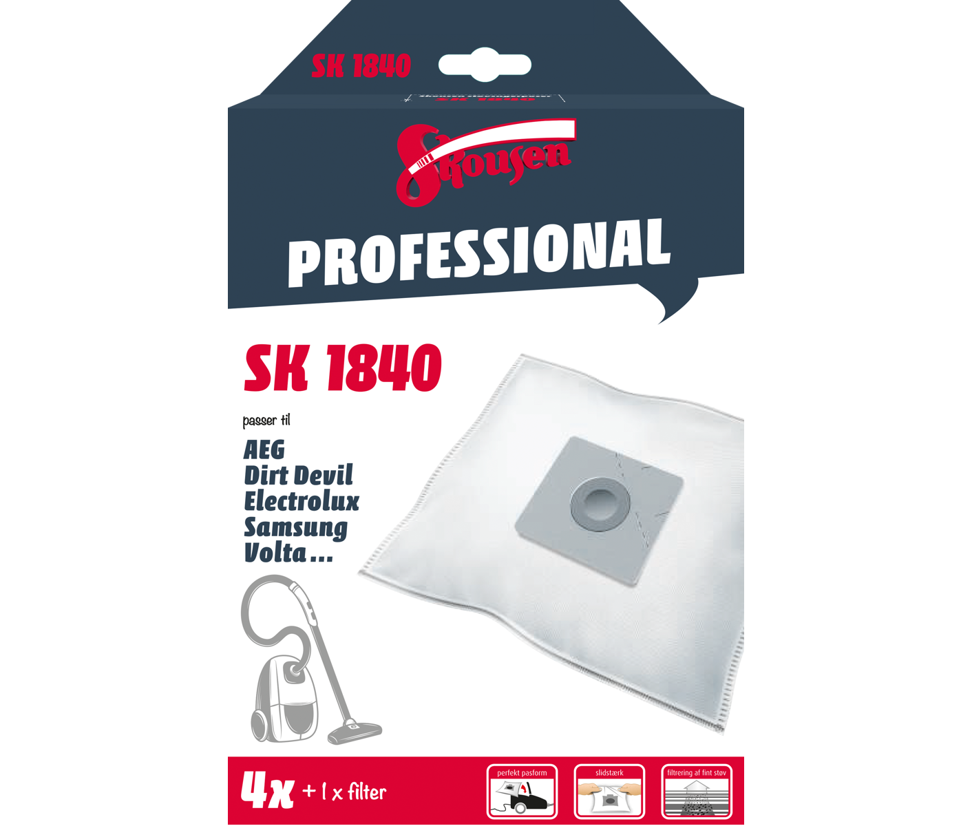 Støvsugerposer Sk1840 billede 1