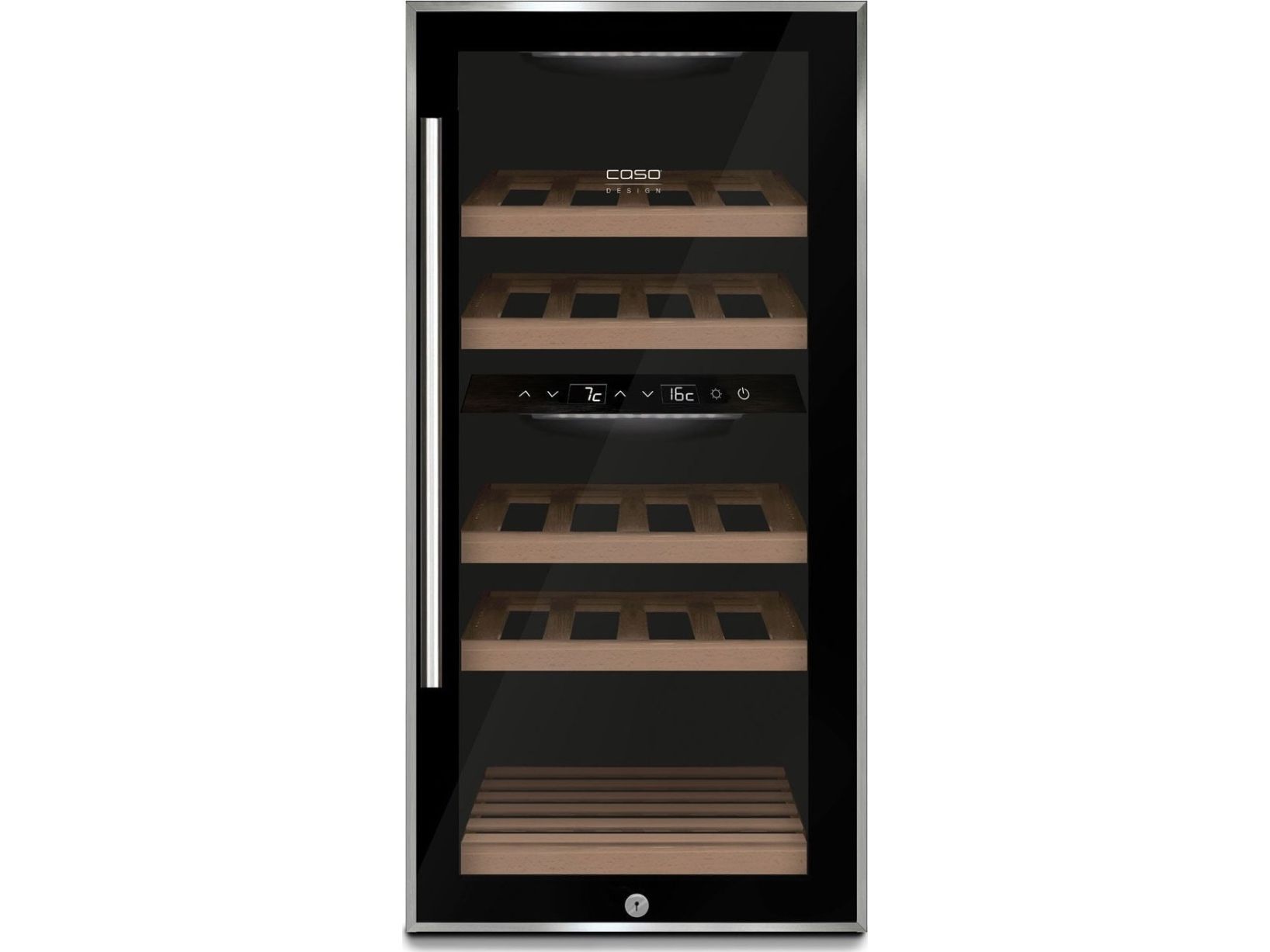 Caso Winecomfort 24 Black Vinkøleskab