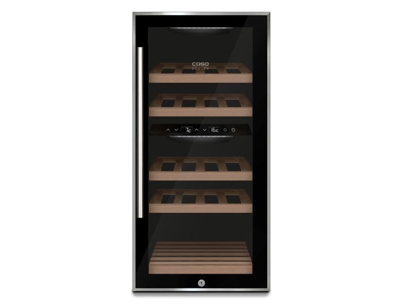 Caso Winecomfort 24 Black Vinkøleskab