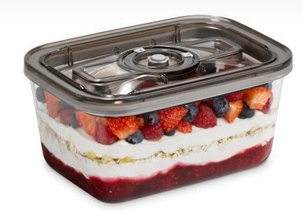 Caso VacuBoxx Eco-Set, Beholder til vakuumforsegling, 1,5 L, 145 mm, 200 mm, 95 mm, 900 g billede 2