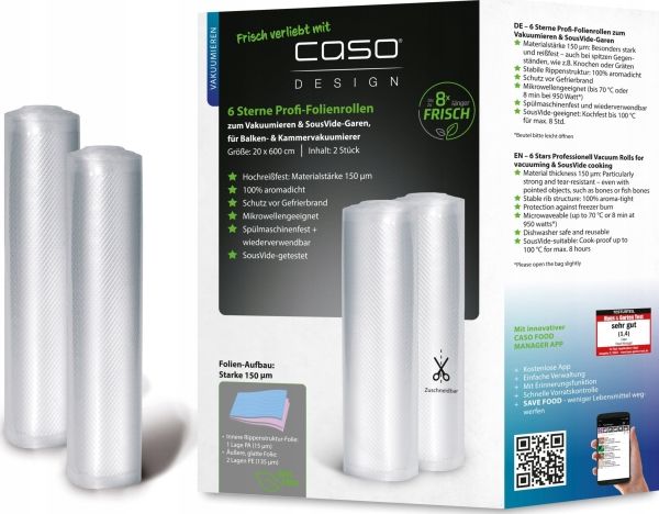 Caso Caso 6 Stars Professional Vacuum Rolls 1247