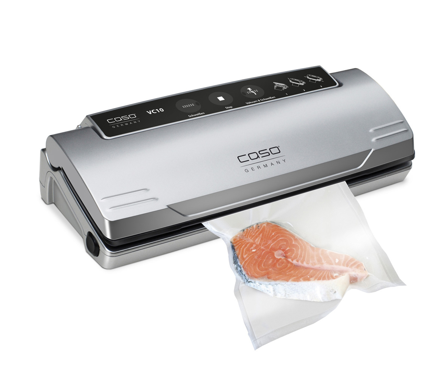 Caso 1340 Vc 10 Silver 110 Watt Vakuumpakker billede 2