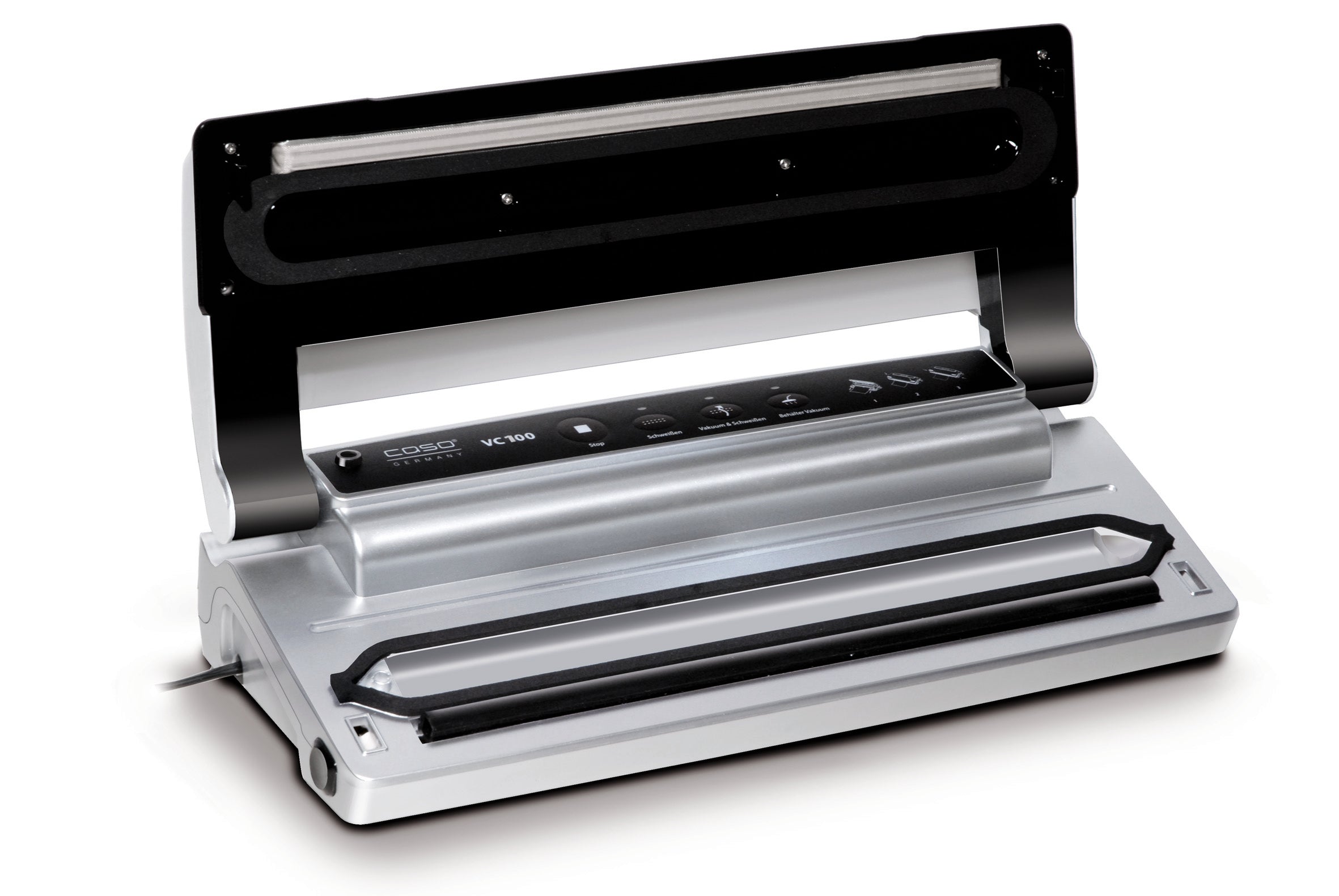 Caso 1380 Vc 100 Silver 120 Watt Vakuumpakker billede 2