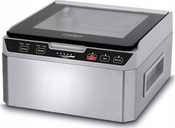 Caso VacuChef 40, Sort, Rustfrit stål, Glas, Rustfrit stål, Berøring, GS/CE, 280 W, 220 - 240 V