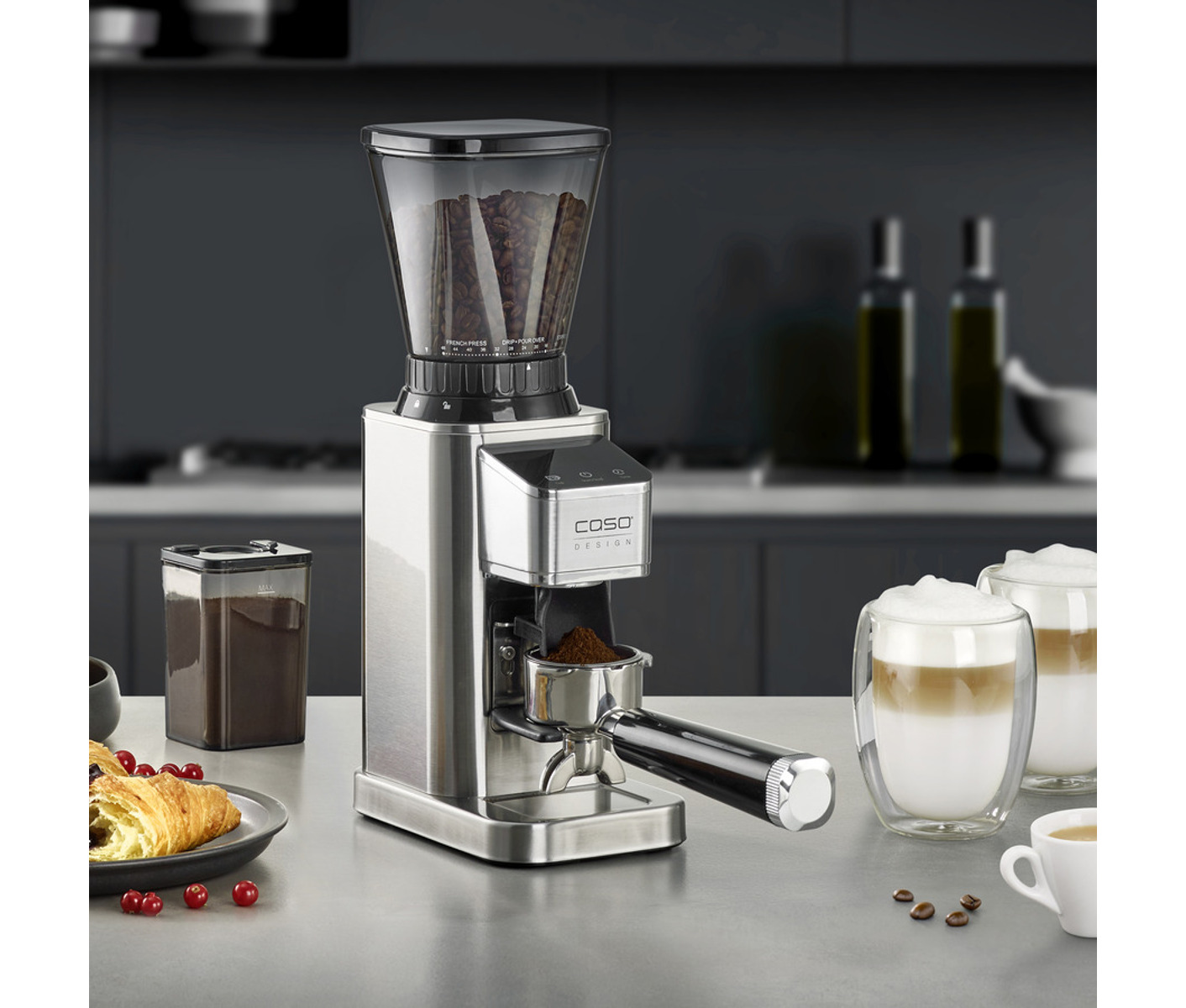 Caso CS1834 Baristachef Inox Kaffekværn billede 4