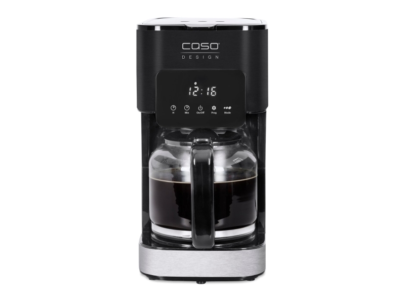 Caso 1846, Dråbe kaffemaskine, 1,5 L, Malet kaffe, 900 W, Sort, Rustfrit stål